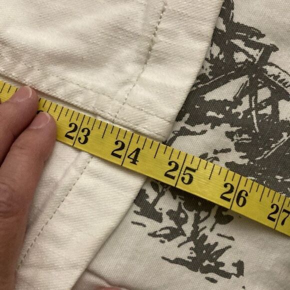 J. Jill White Denim Jacket Size Small - Picture 9 of 9